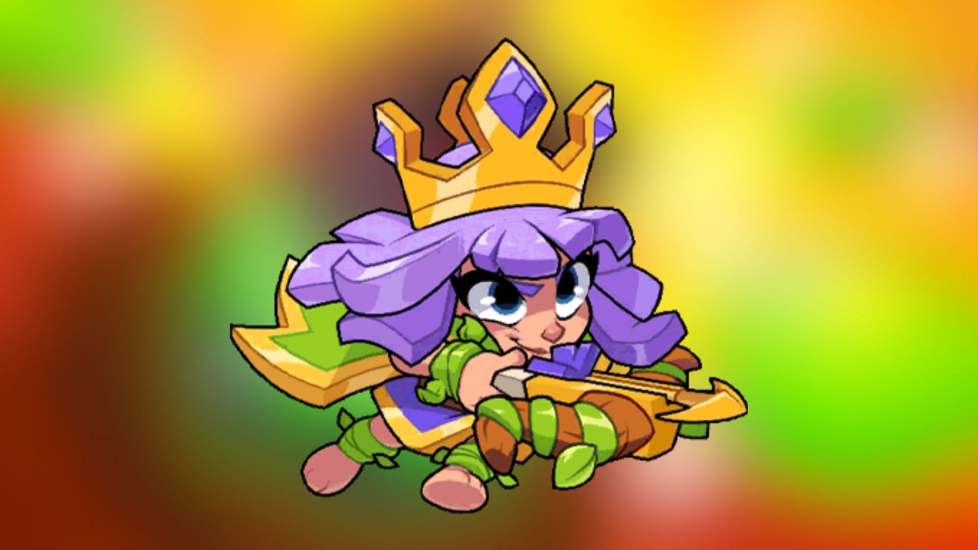 The Baby Archer Queen allows ranged units around her to attack faster (Image via SuperCell)