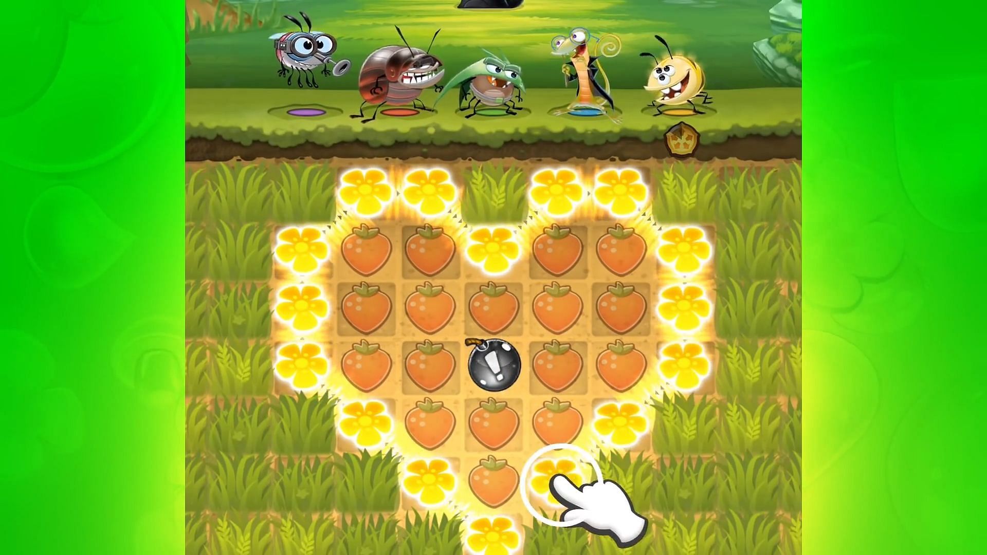 Showcase of Best Fiends&#039; action puzzle interface (Image via Seriously Digital Entertainment Oy)