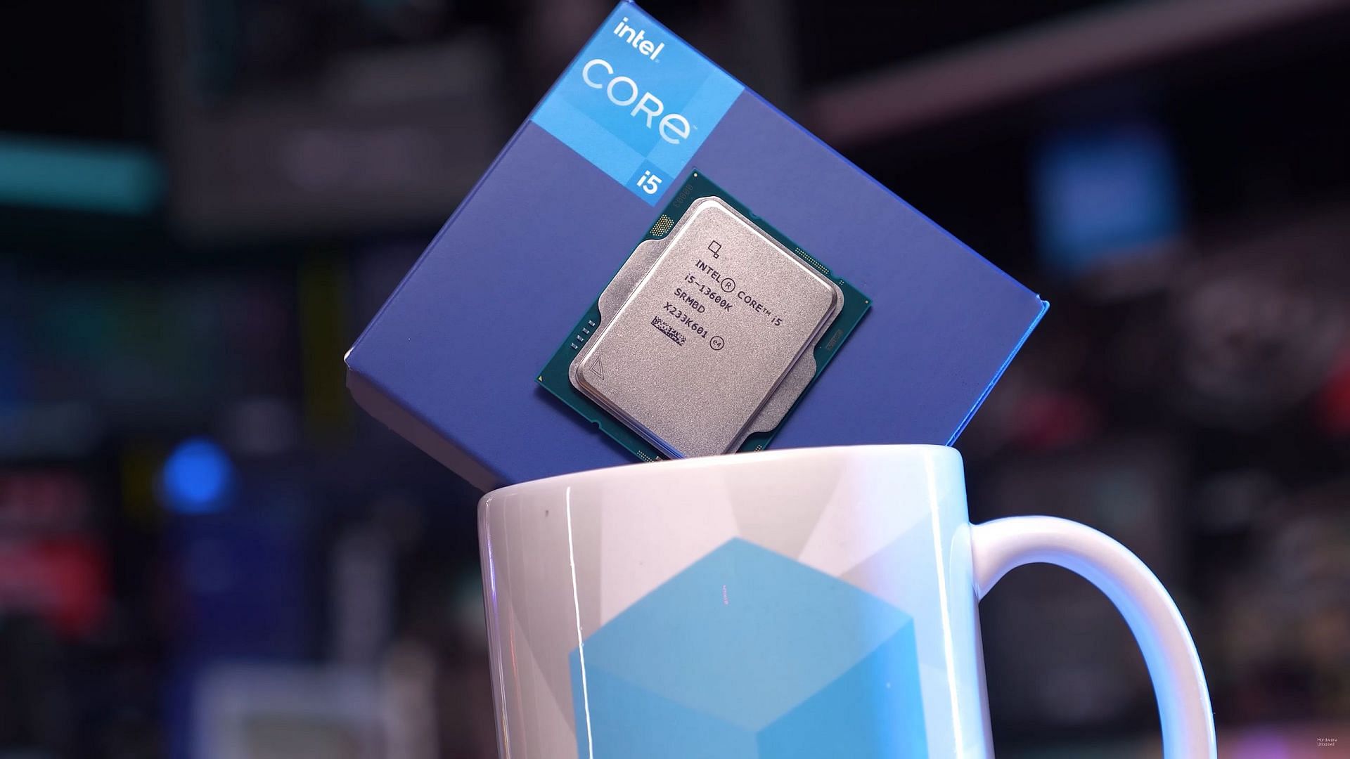 Intel i5 13600K (Image via @Hardware Unboxed/YouTube)