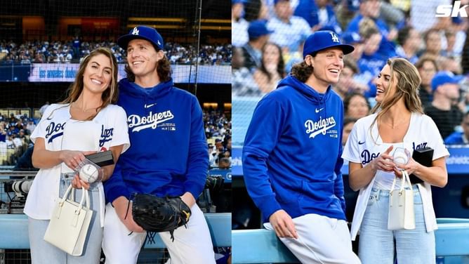 "I'm never taking her off" - Tyler Glasnow's girlfriend Meghan Murphy shows off special gold pendant ft. Dodgers pitcher's jersey number