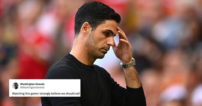 "He is actually washed" "Useless player" - Arsenal fans blast 27-year-old star for his performance in 2-1 loss to Liverpool