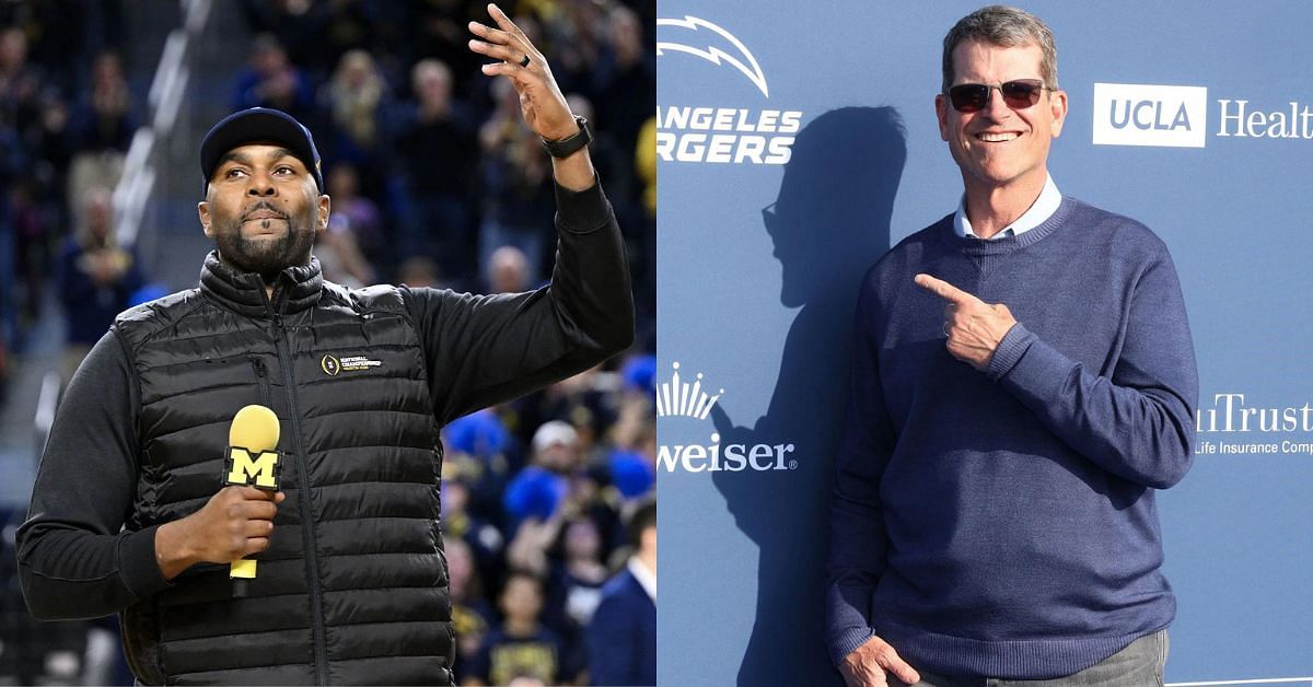 Michigan HC Sherrone Moore reveals real reason behind Jim Harbaugh&rsquo;s planned honorary captain gig during season opener