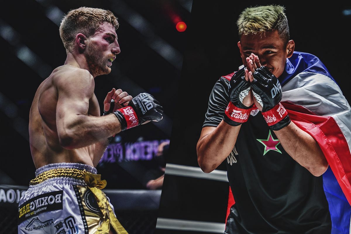 Jonathan Haggerty (L) and Superlek (R) | Image credit: ONE Championship