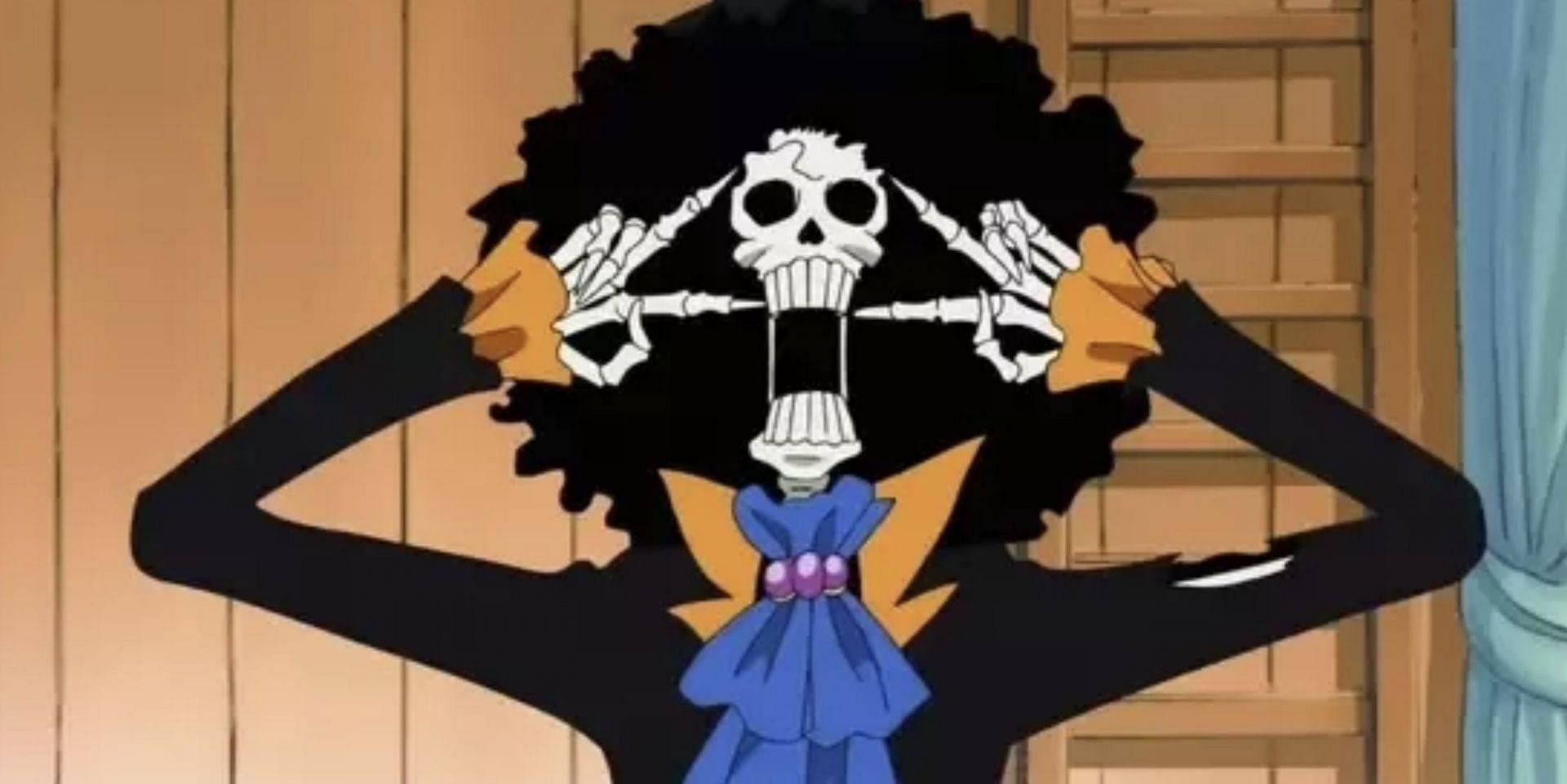 Brook as seen in anime (Image via Toei Animation)