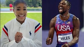 "Cannot wait for the sh*t this man will be talking": Dwyane Wade's wife Gabrielle Union has ultimate praise for Noah Lyles after dramatic 100m gold