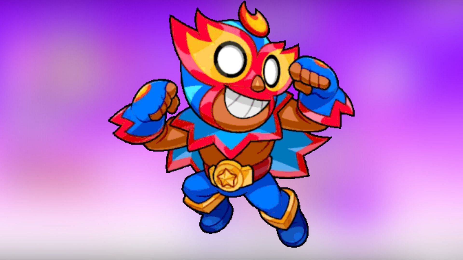 El Primo perform a flying elbow drop after busting an enemy (Image via Supercell)