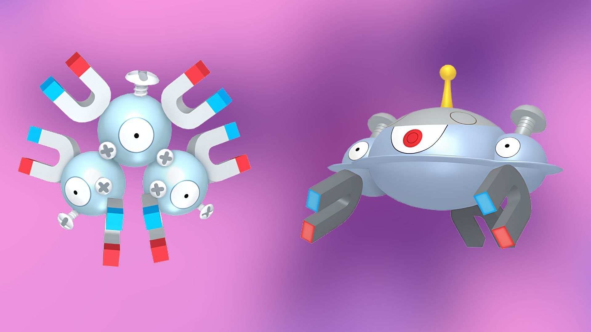 Magneton and Magnezone as seen in the mobile game. (Image via TPC)