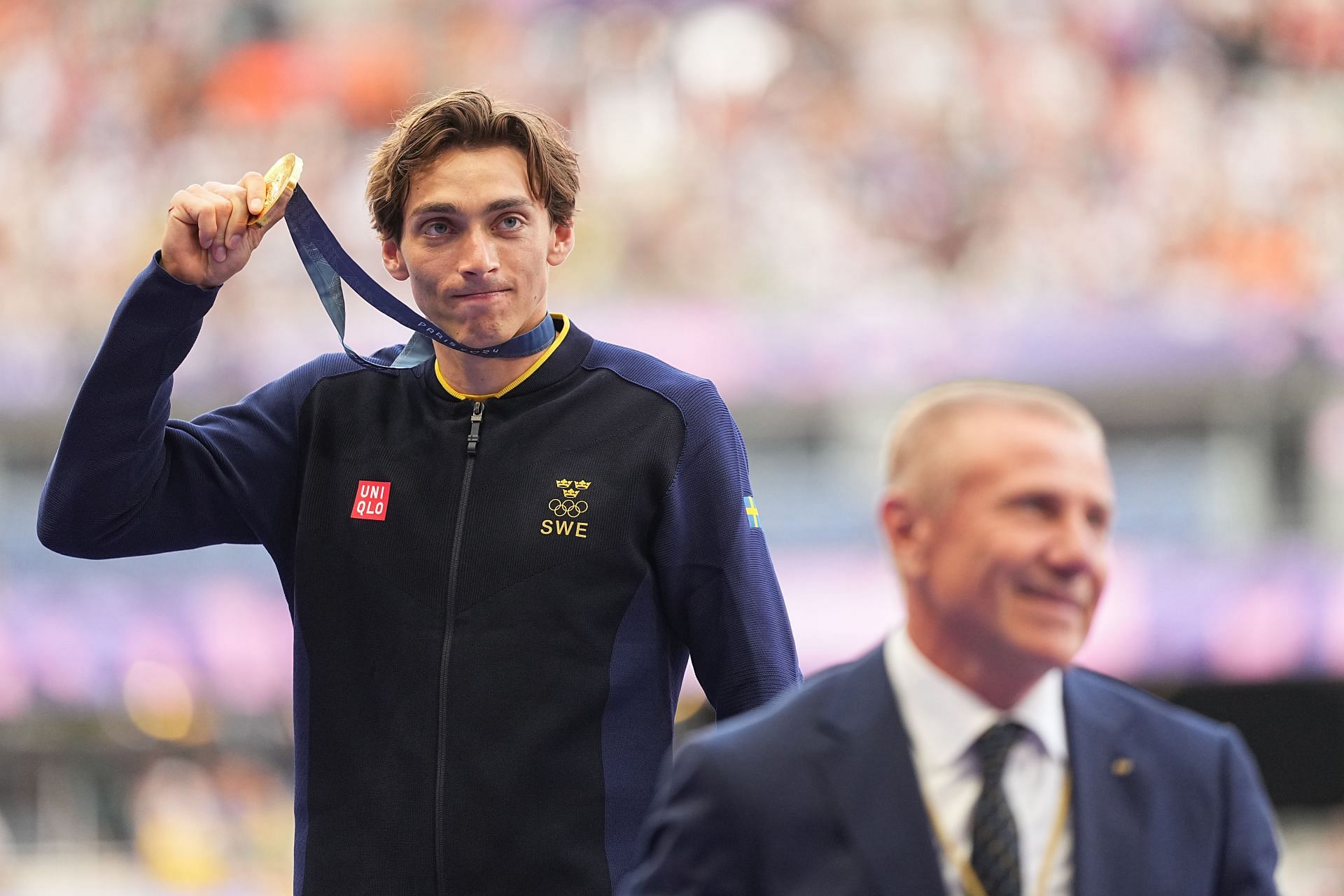 Mondo Duplantis at Paris 2024 - Athletics - Source: Getty