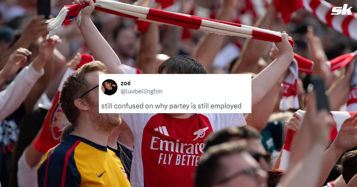 Arsenal fans despair as veteran midfielder starts against Wolves (Image - Getty / @luvbellinghm on X)