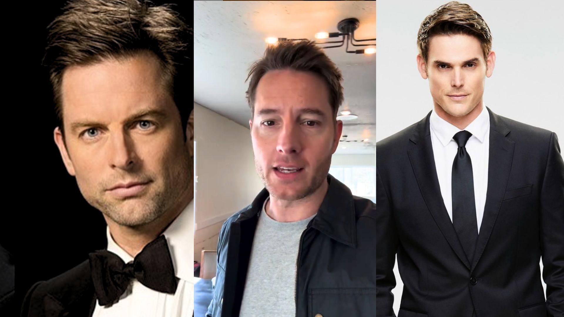 Muhney, Hartley and Grossman are actors who played Adam at different times (Image via Instagram/@youngandrestlesscbs, @michaelmuhney, and @justinhartley)