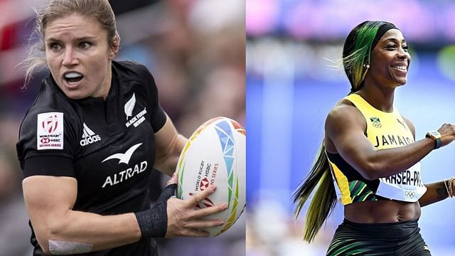 Michaela Blyde and Shelly-Ann Fraser-Pryce (Images via: Getty)