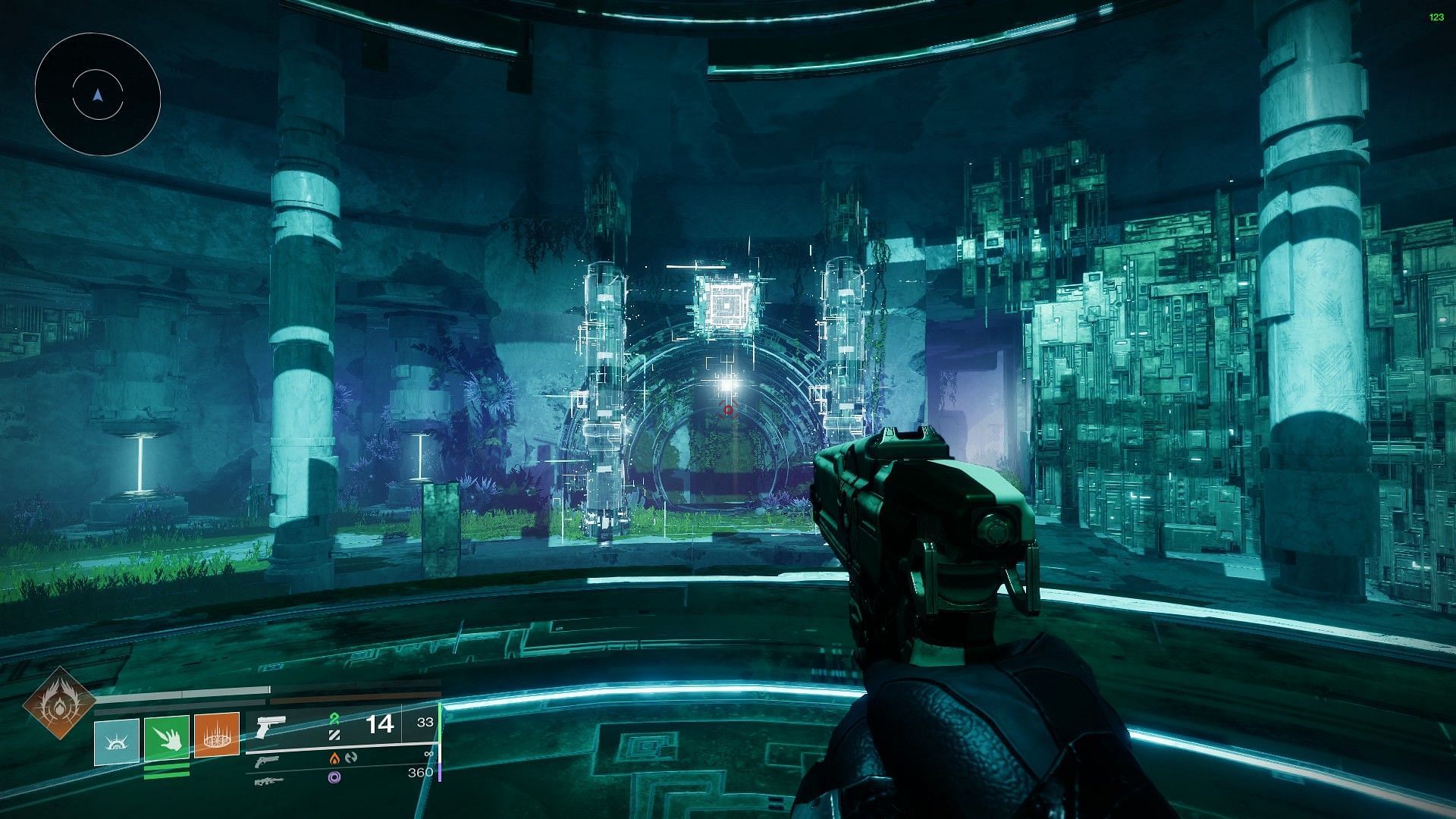 One of the three locations for the secret chests in Encore Overture (Image via Bungie)