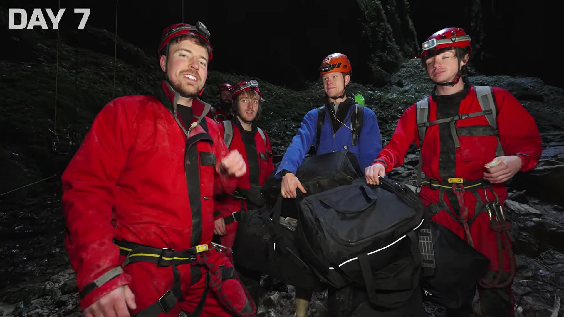 MrBeast gifted Joel, a &#039;safety expert&#039; on set, fifty thousand New Zealand dollars as a token of appreciation (Image via MrBeast/YouTube)