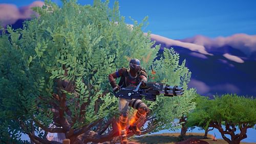 The Minigun is now in the Fortnite Chapter 5 Season 3 loot pool. (Image via Epic Games)