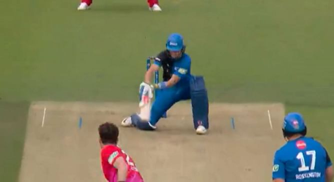 [Watch] Ollie Pope nails reverse ramp shot for a six in The Hundred