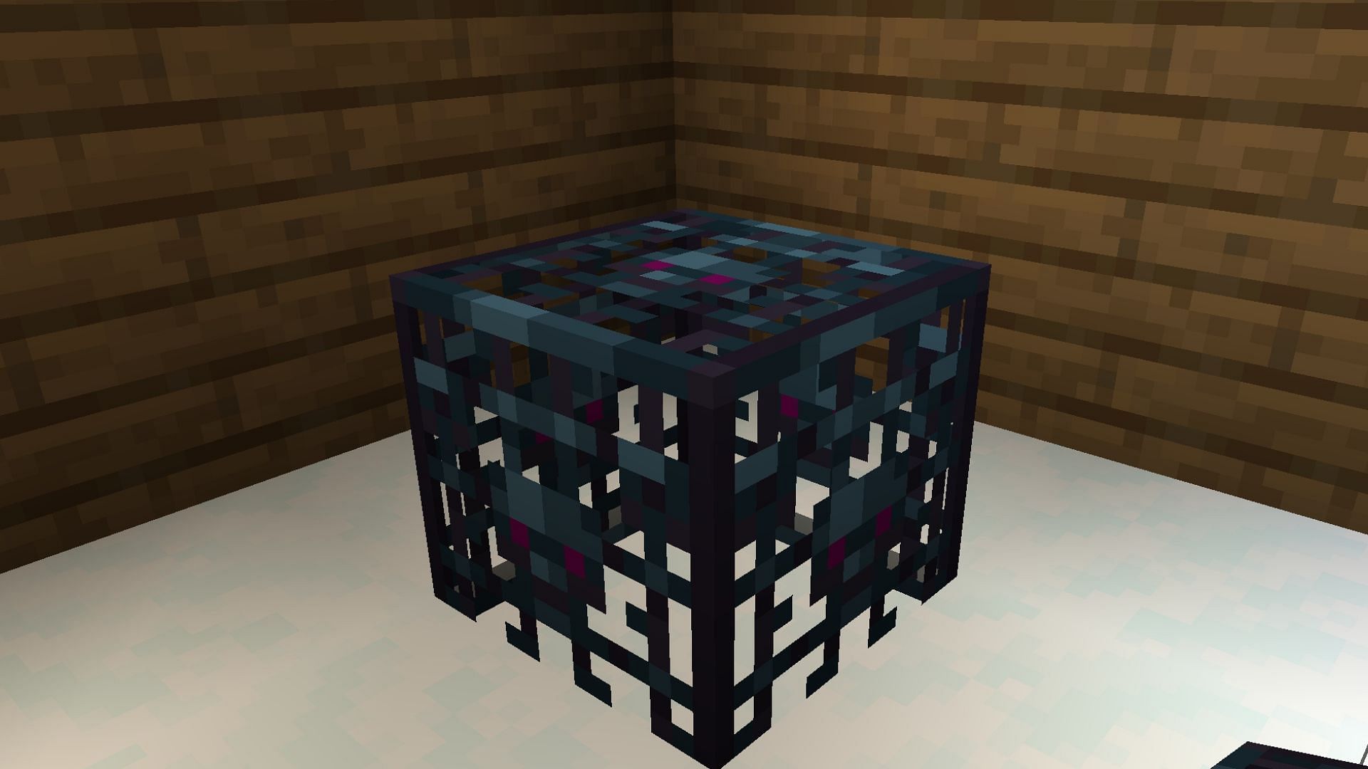 Do not break the monster spawner (Image via Mojang Studios)