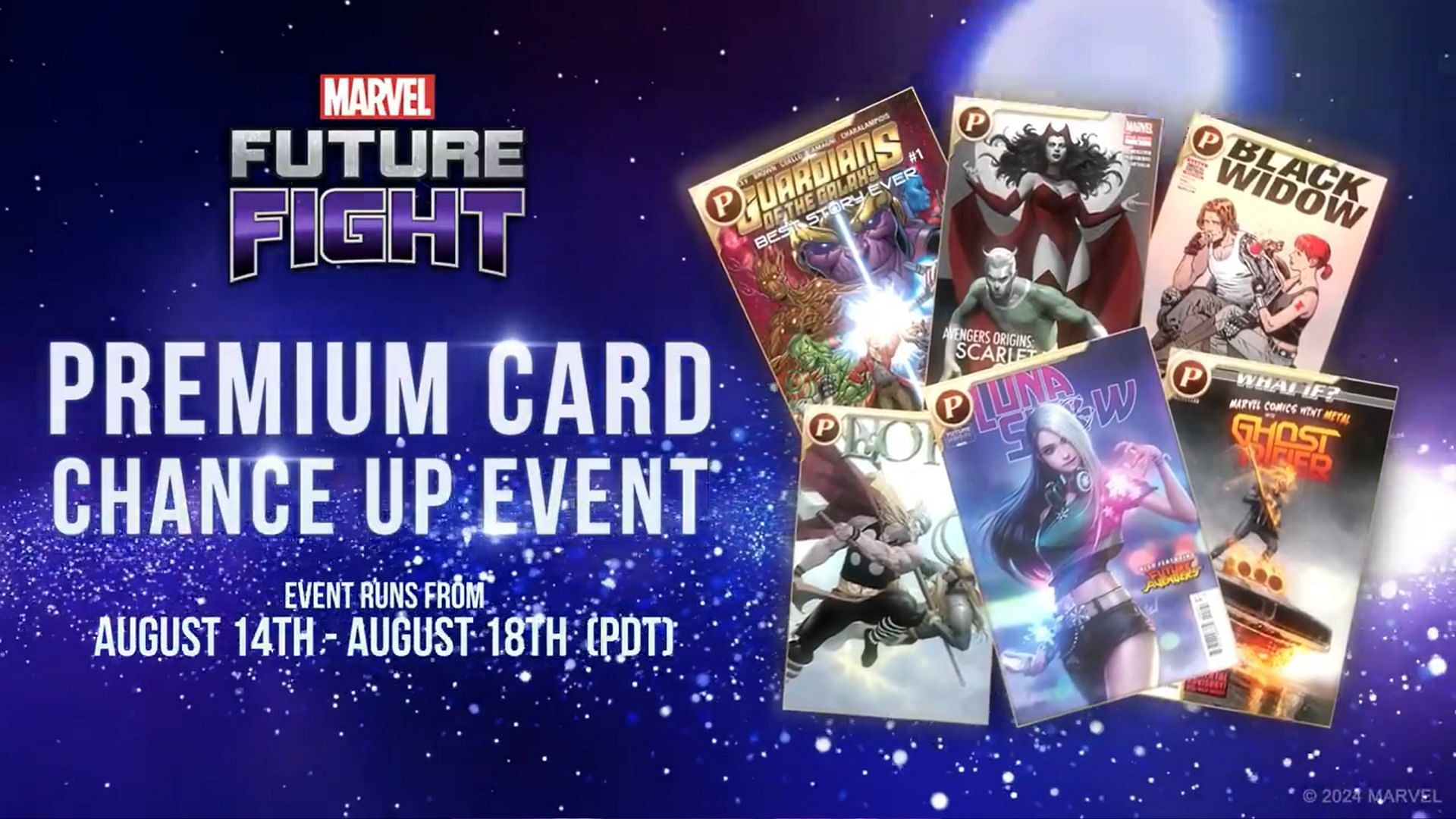 Marvel Future Fight Premium Card Chance Up Event is now live (Image via Netmarble)