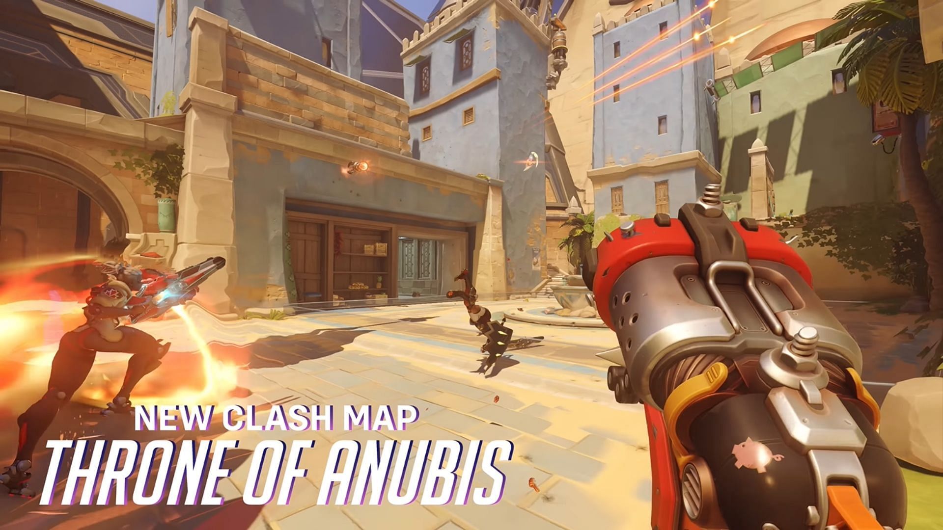 New Clash Map: Throne Of Anubis (Image via Blizzard Entertainment)