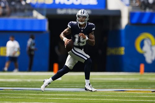 Trey Lance at Dallas Cowboys v Los Angeles Rams - Source: Getty