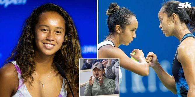 "Dad gave her the green light": Leylah Fernandez proud of sister Bianca for leading them to Canadian Open doubles QF after own "horrible" singles exit