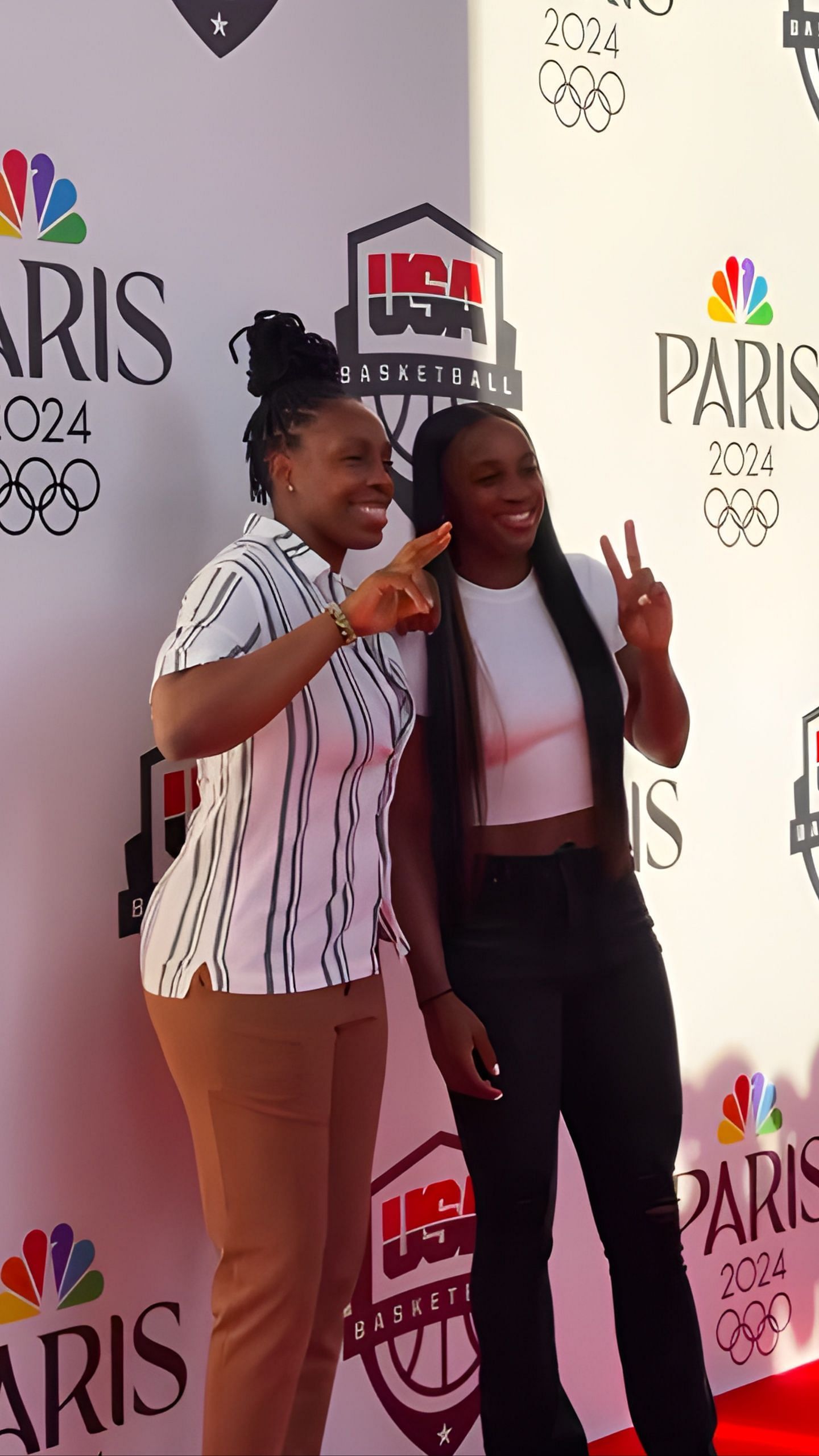 Jackie Young and Chelsea Gray (via USA Basketball IG)