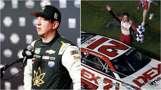 "I'm not sure, good for him" - Kyle Busch on whether the Daytona win will secure Harrison Burton's NASCAR future