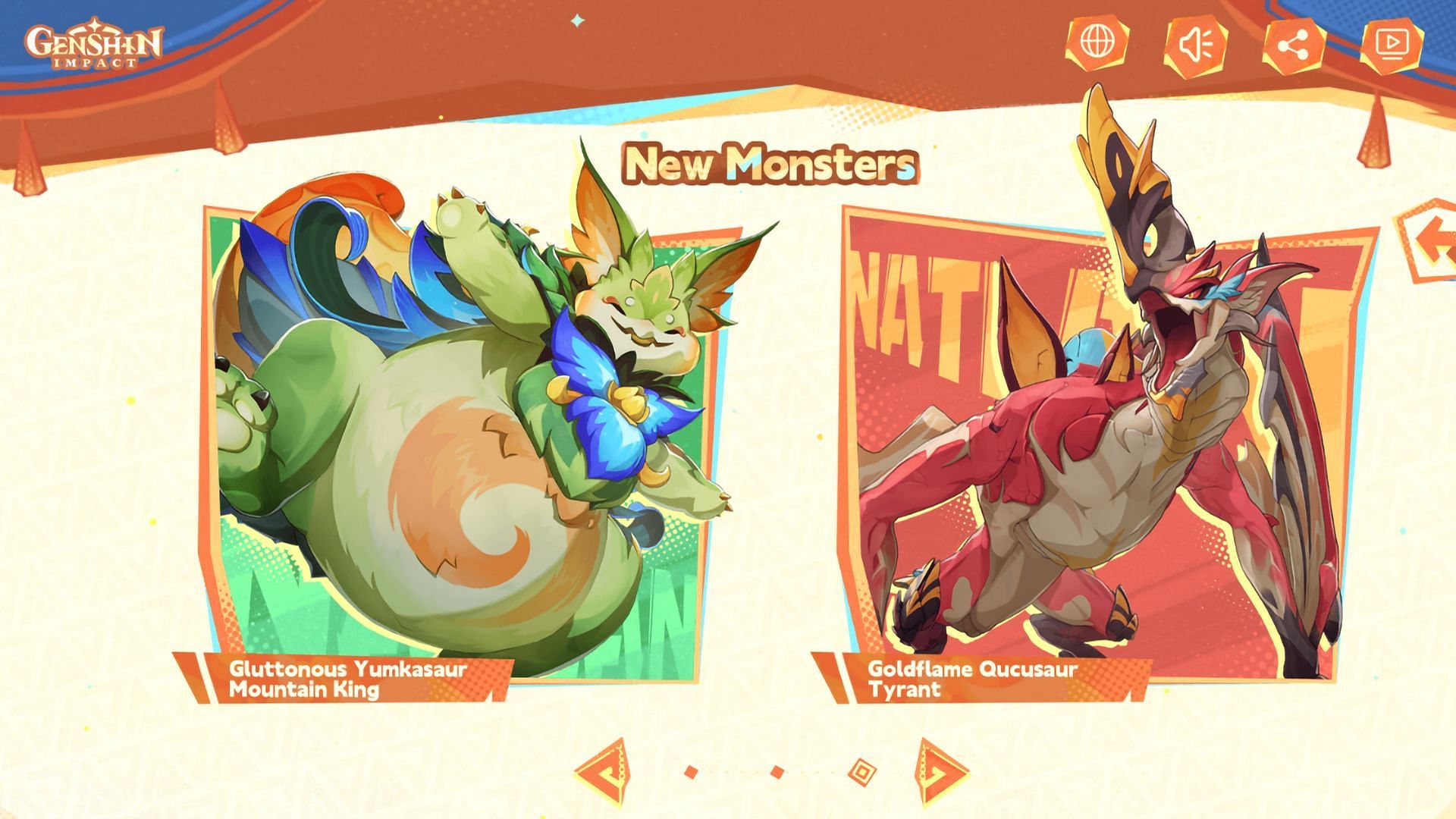 New boss monsters in 5.0 (Image via HoYoverse)