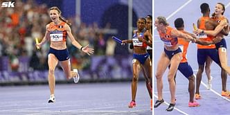 WATCH: Femke Bol runs remarkable anchor leg as Netherlands snatch 4x400m relay gold from USA during final moments at Paris Olympics