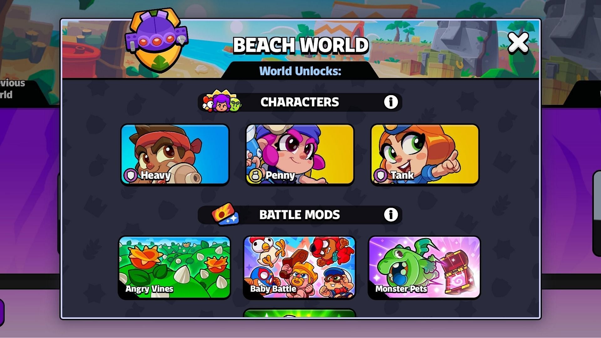 These characters are introduced in the Beach World (Image via Supercell)