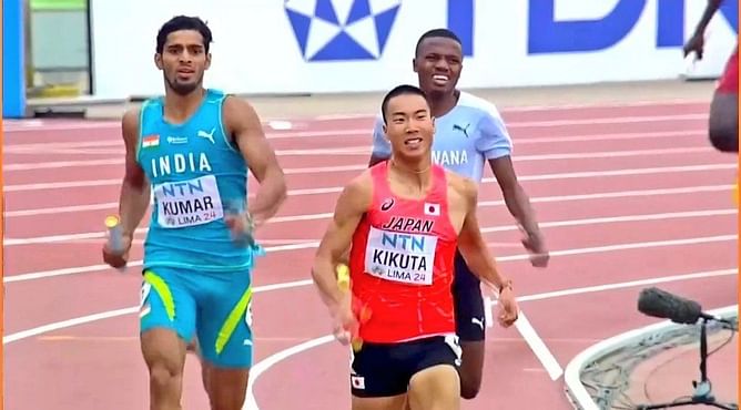 World Athletics U20 Championships 2024: Team India breaks national record in men’s 4x400m relay