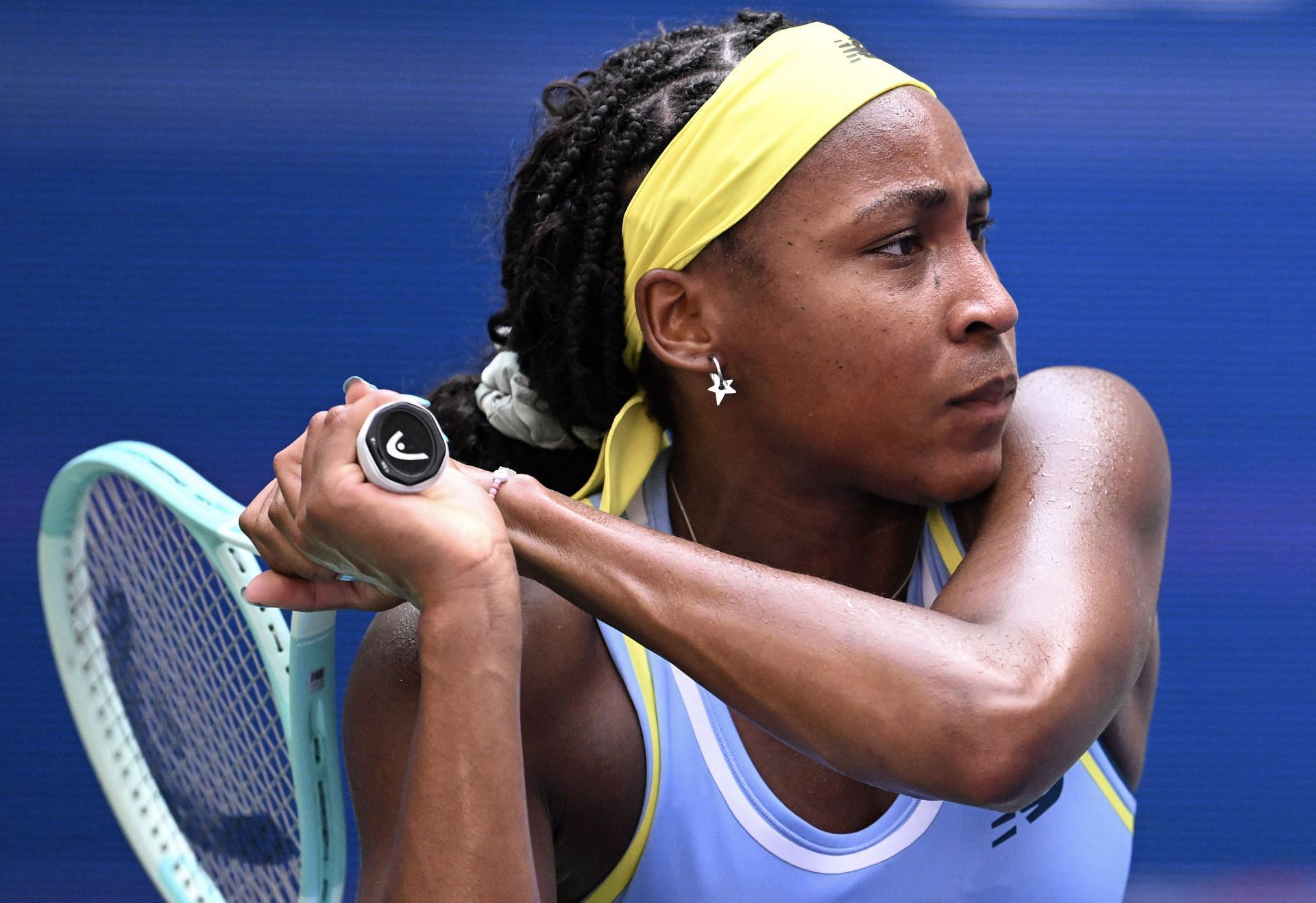 Gauff at the US Open 2024 - Day 1 - Source: Getty