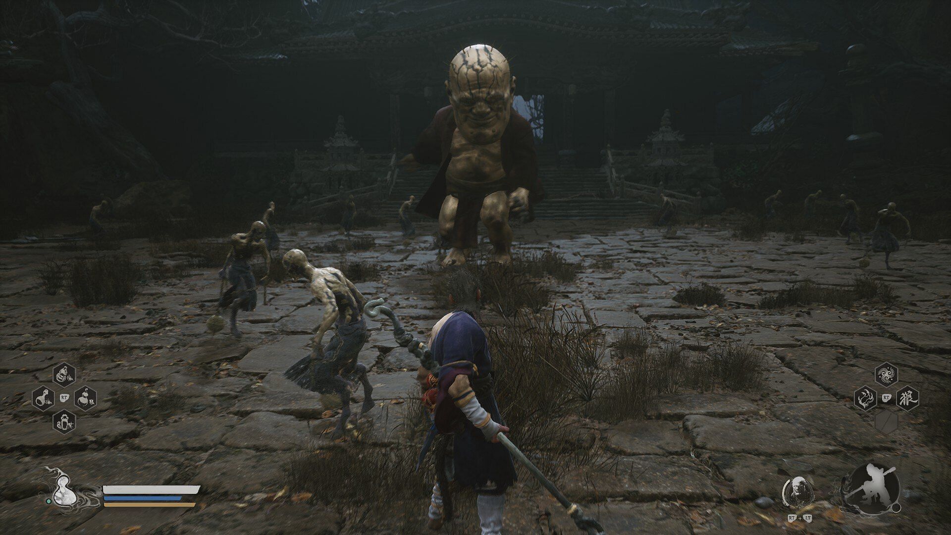 The Elder Jinchi boss fight in Black Myth Wukong (Image via GameScience)