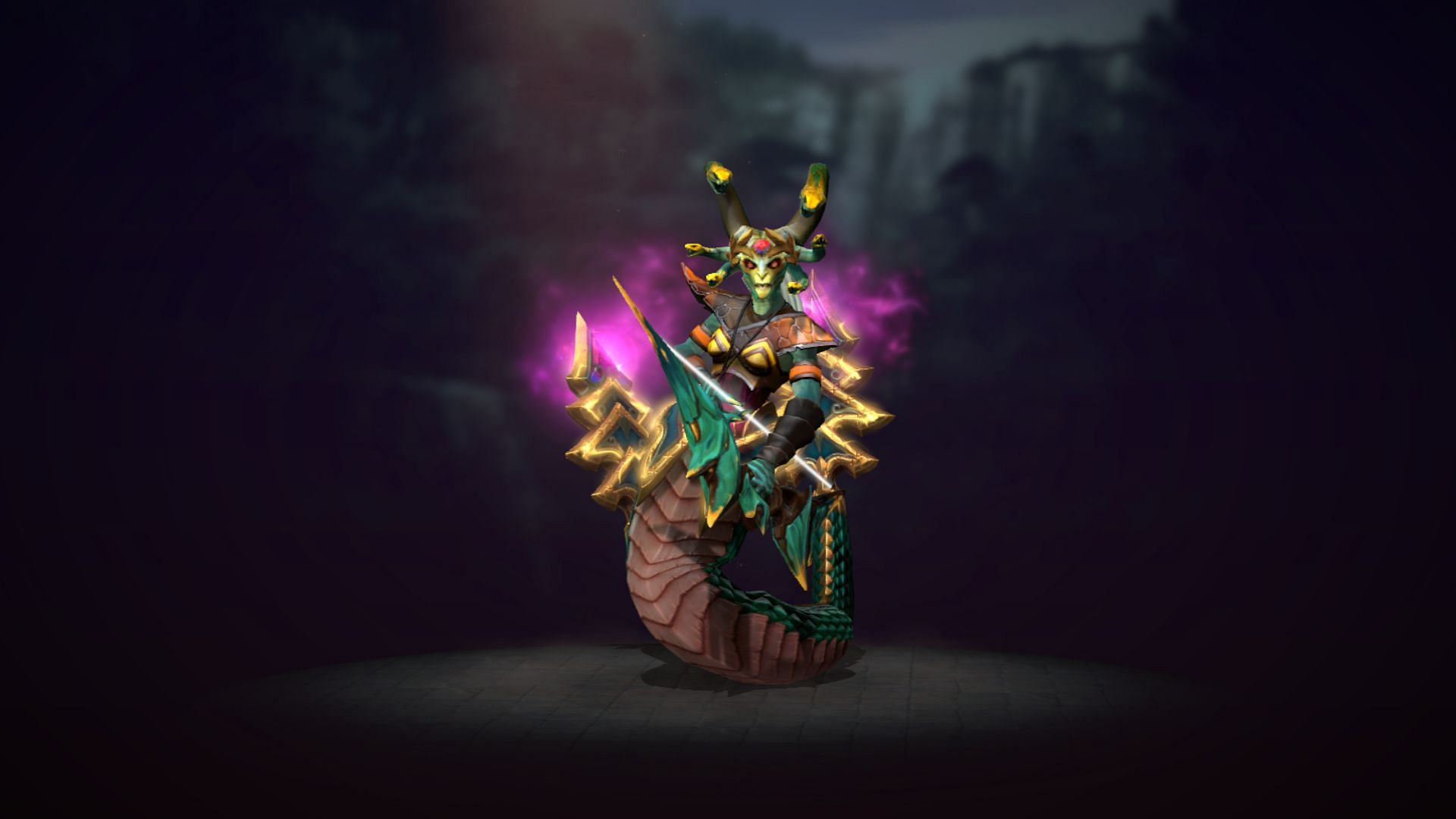 Medusa as seen in the game (Image via Valve)