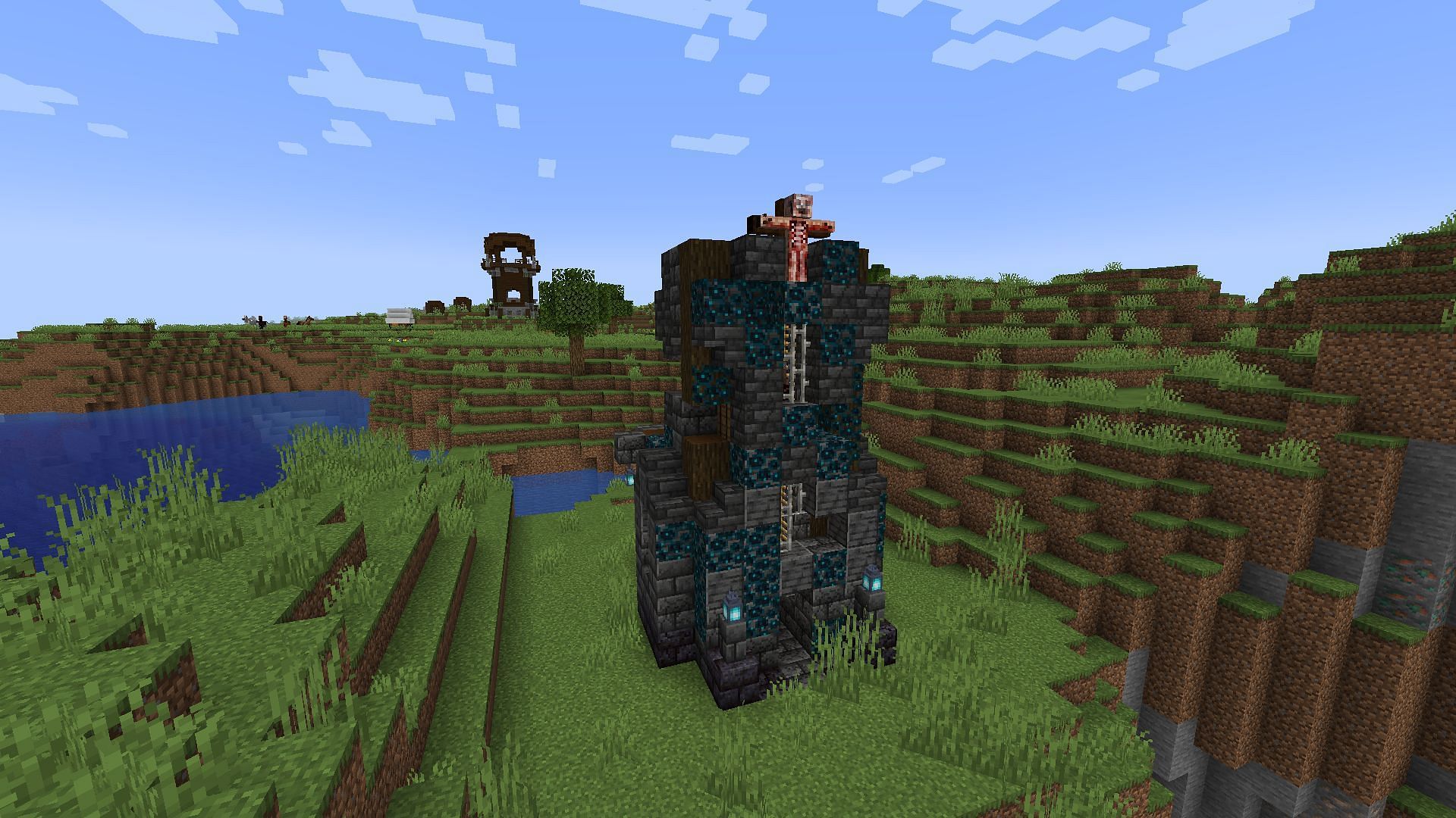 One of the new structures found in this mod (Image via Mojang)