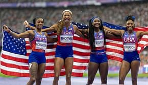 Paris Olympics 2024 Medal Count Day 15: Updated tally as Team USA stands 1st after Sha'Carri Richardson-led 4x100m relay team wins gold