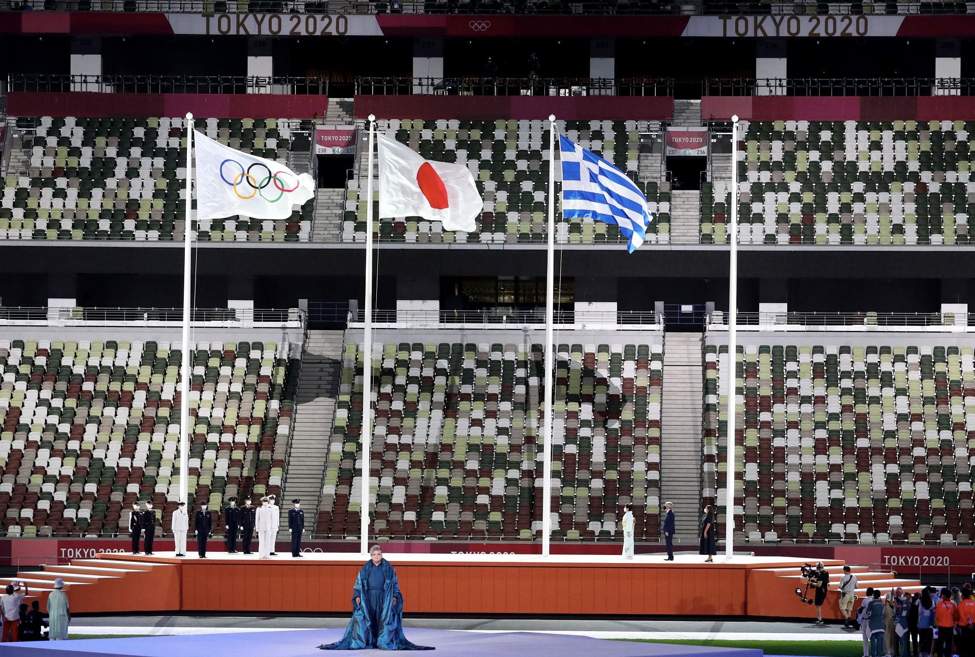 Closing Ceremony at the 2020 Tokyo Olynpics (Image via: Getty Images)