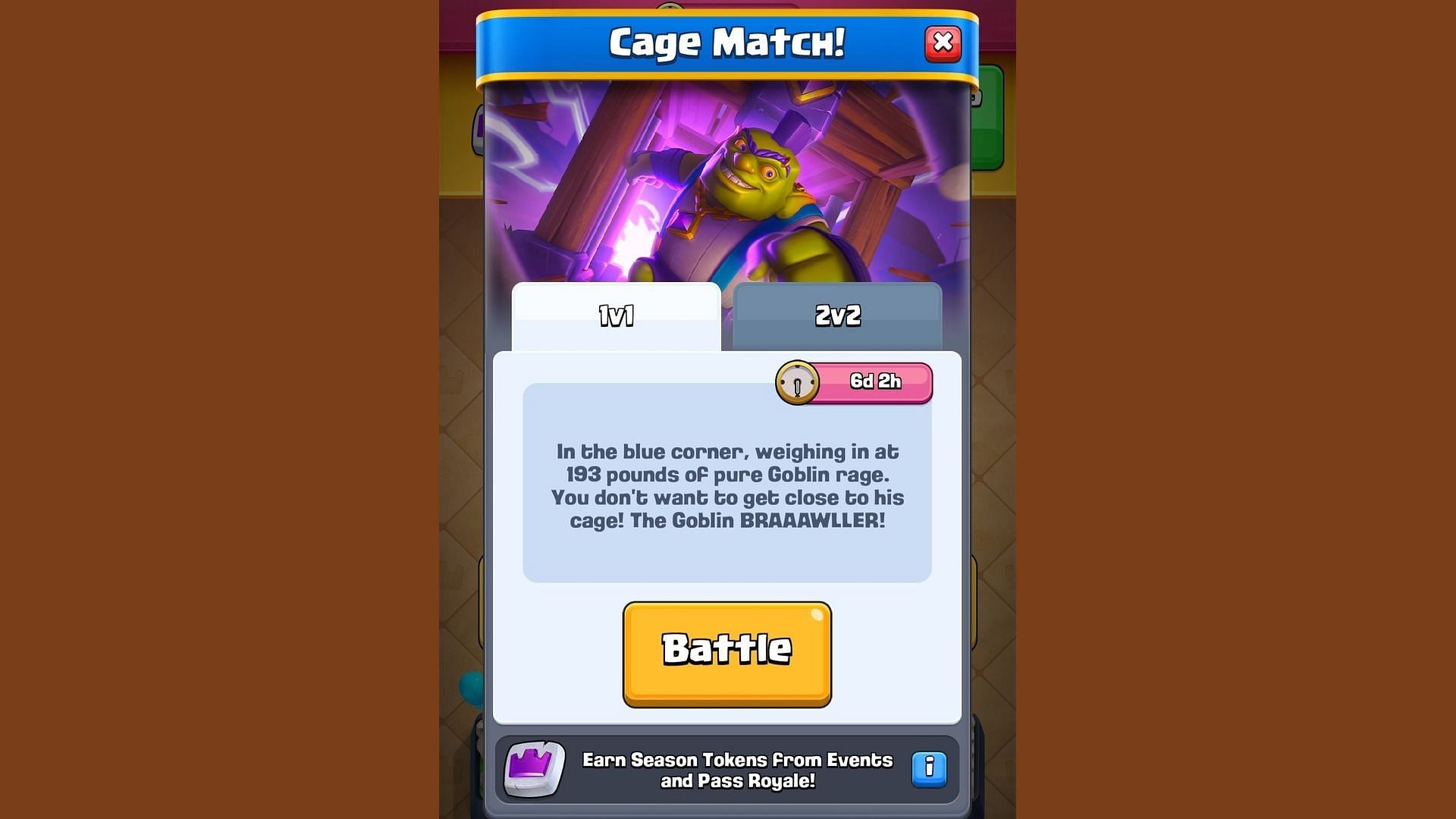 Cage Match is currently underway (Image via Supercell)