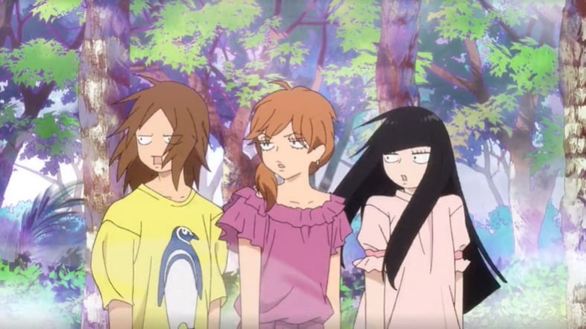 Sawako and her friends (Image via Production I.G)