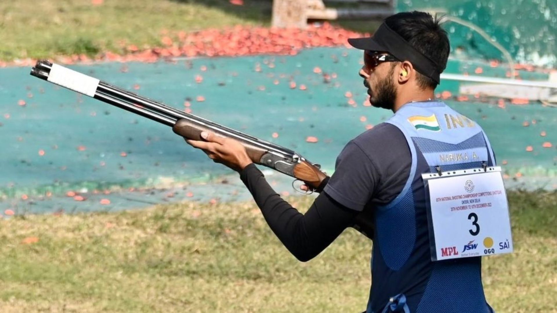 A file picture of Anantjeet Singh Naruka in action. (Image via Instagram/Anantjeet Singh