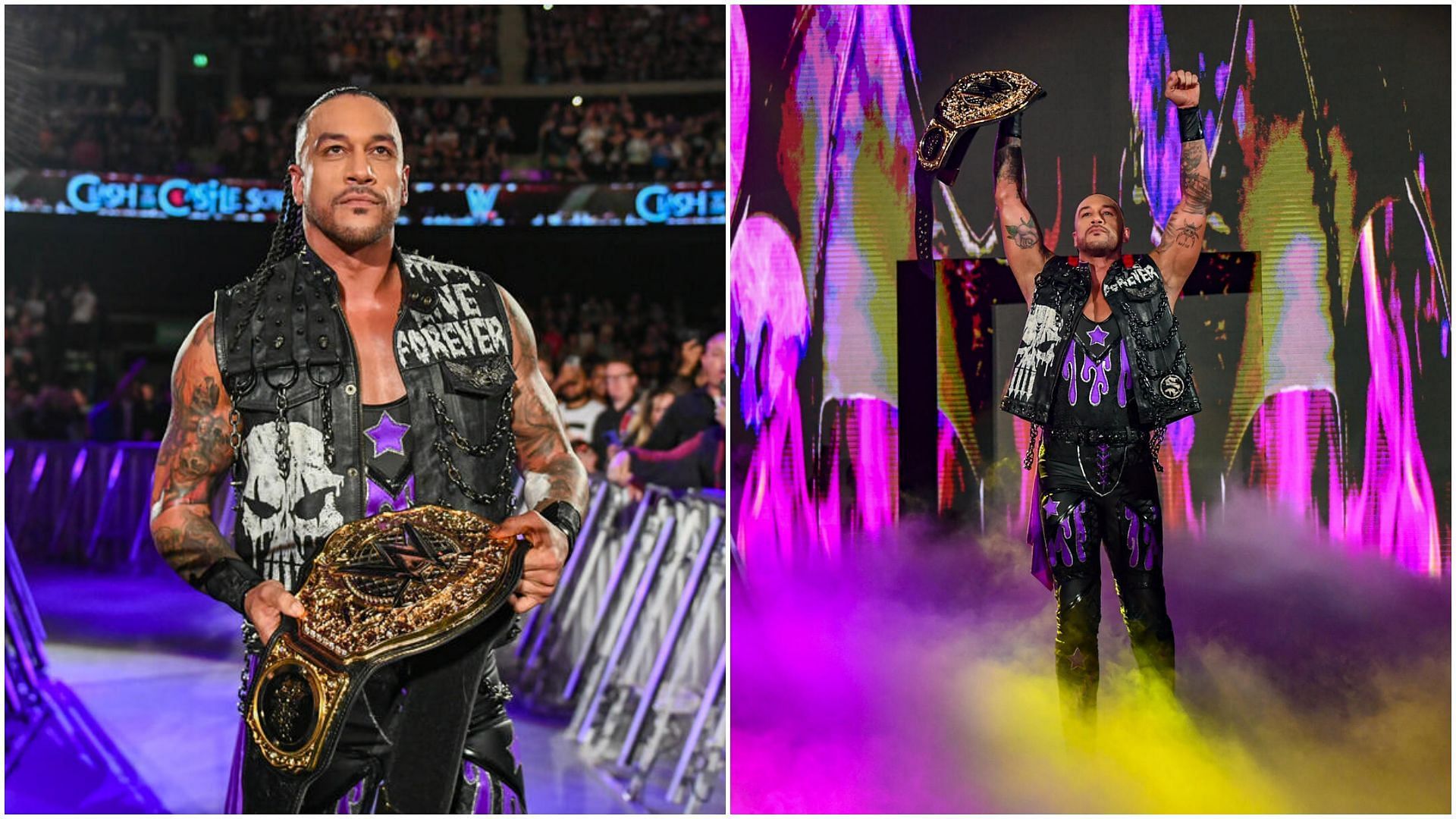 Damian Priest is the current WWE World Heavyweight Champion! (Images via WWE.com)