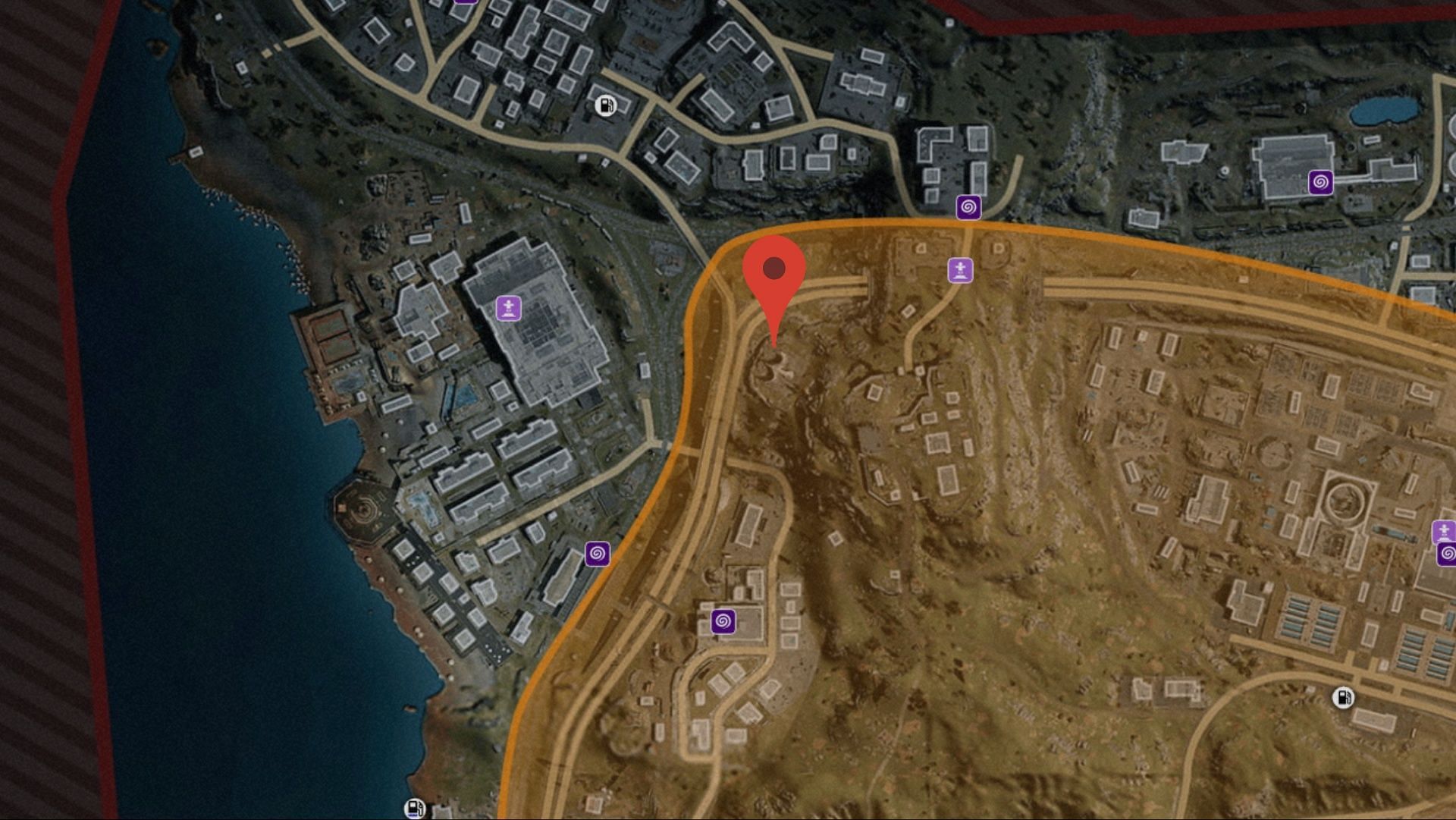 Location of the eagle status in MW3 Zombies (Image via Activision)