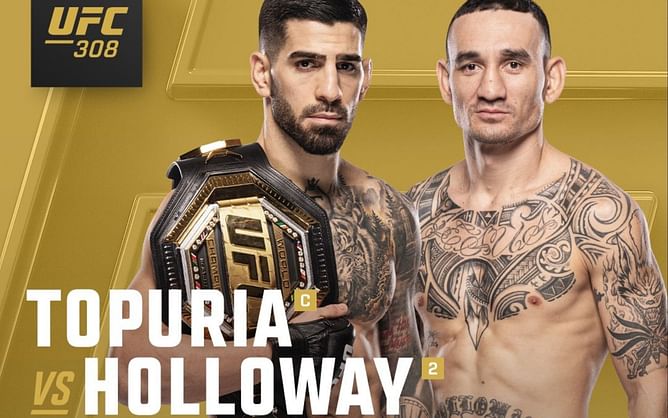 BREAKING: Dana White reveals lineup for UFC 308 with Ilia Topuria vs. Max Holloway as championship headliner