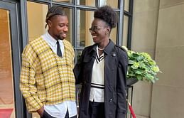 "Olympic champ is now a bag holder" - Noah Lyles on 'boyfriend duties' with girlfriend Junelle Bromfield following Paris Olympics