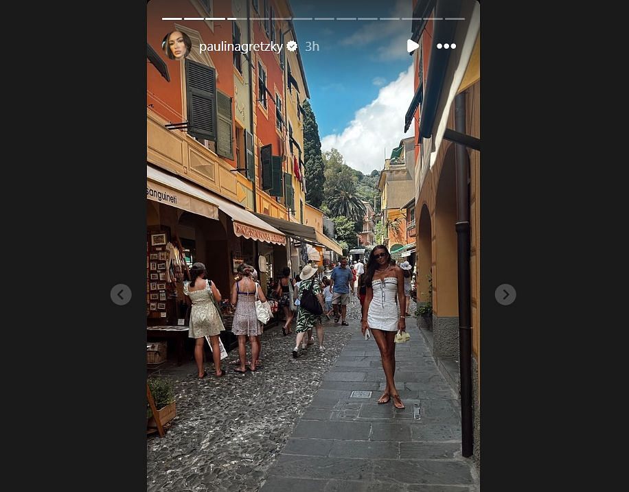 Paulina in the local market (Credits: @paulinagretzky Instagram)