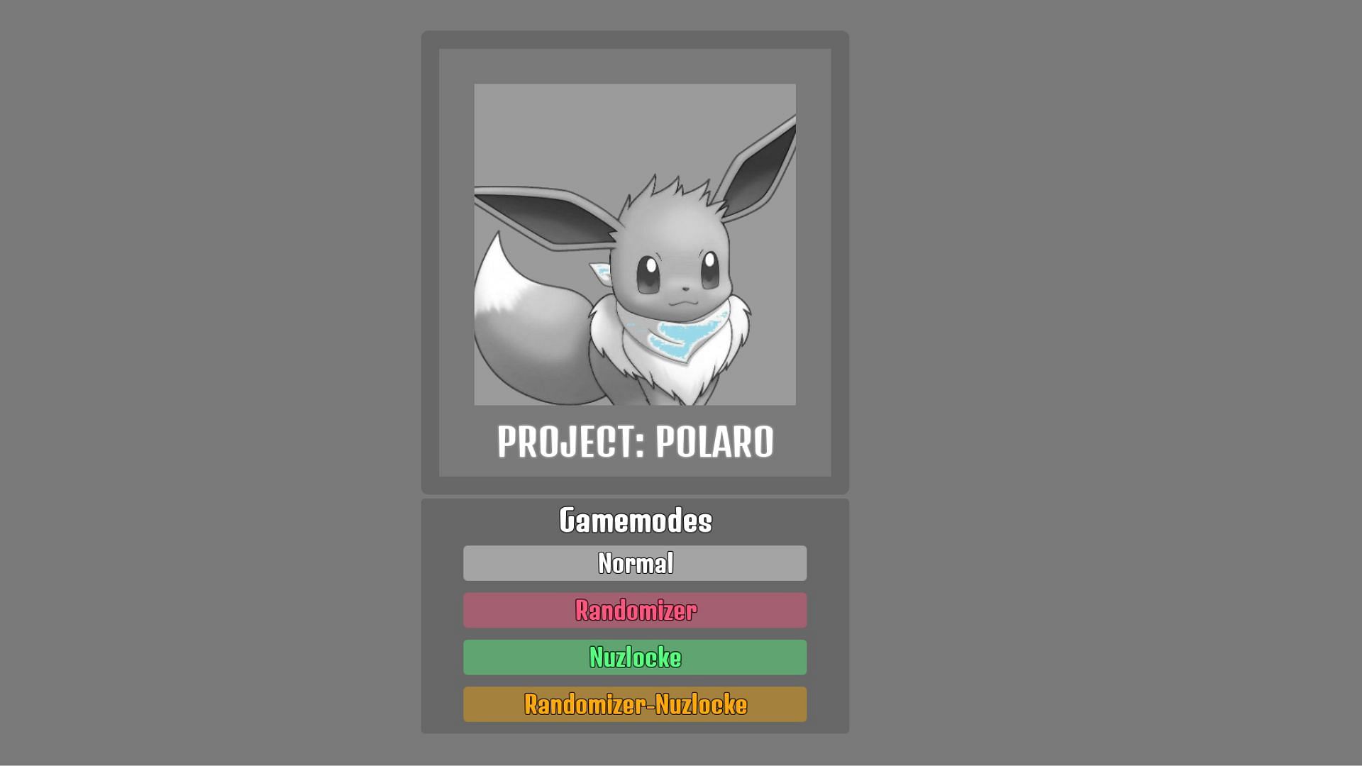 Select any game mode in Project Polaro (Image via Roblox)