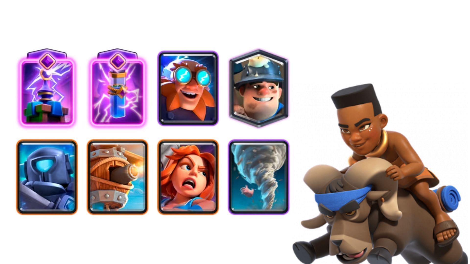 EGiant Miner Valk FM deck in Clash Royale (Image via Supercell)