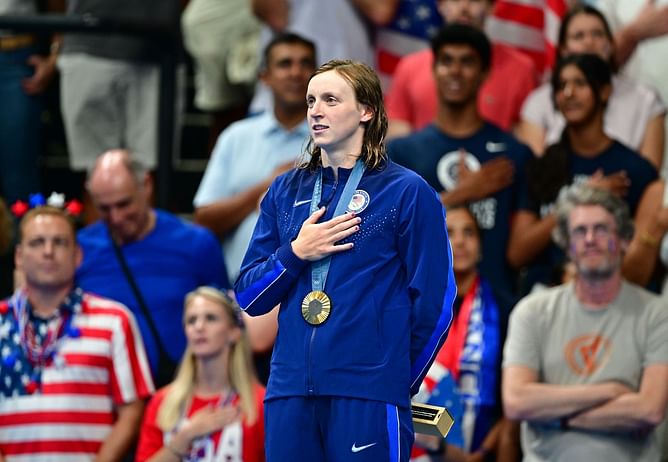"Brain rotted individuals can think is “she’s a man” instead of propping her up for being a GOAT"- Fans defend Katie Ledecky amid transphobic comments