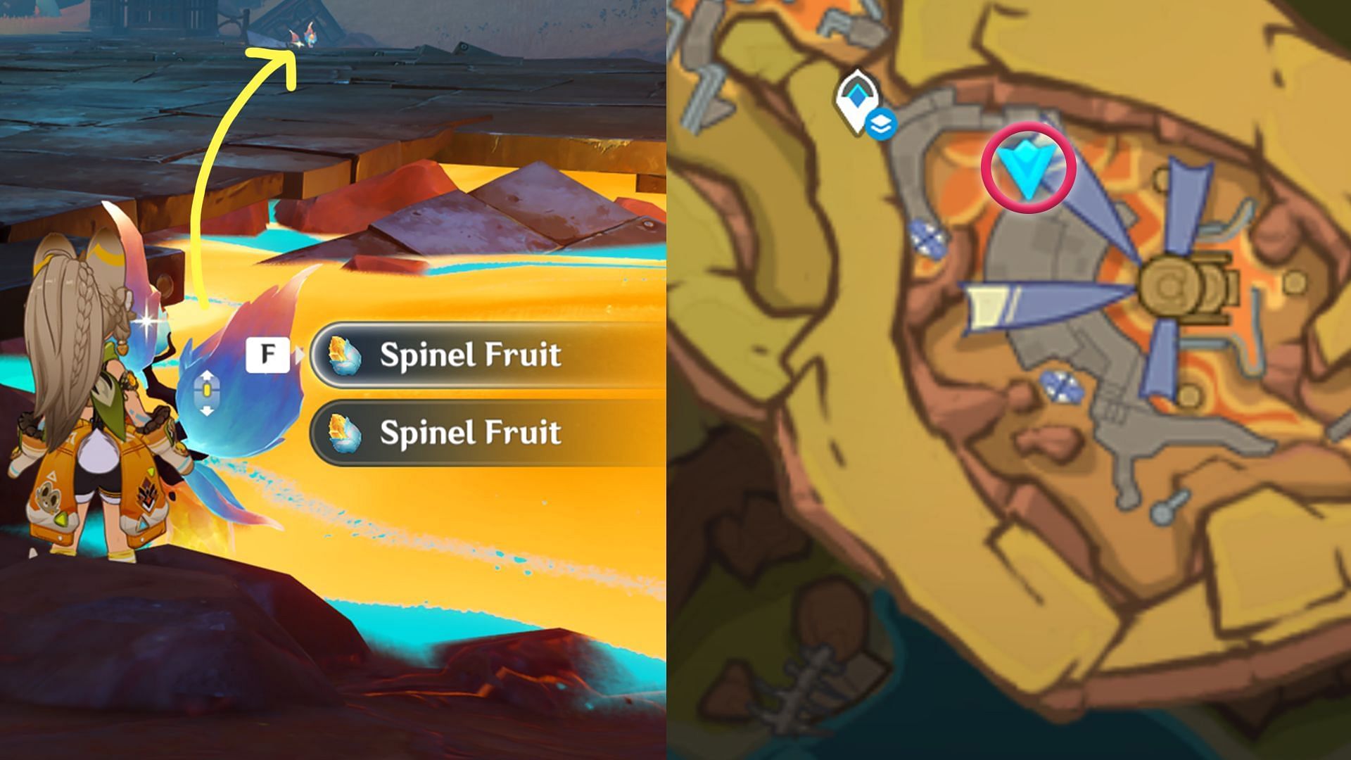 Spinel Fruit Location #12 (Image via HoYoverse)