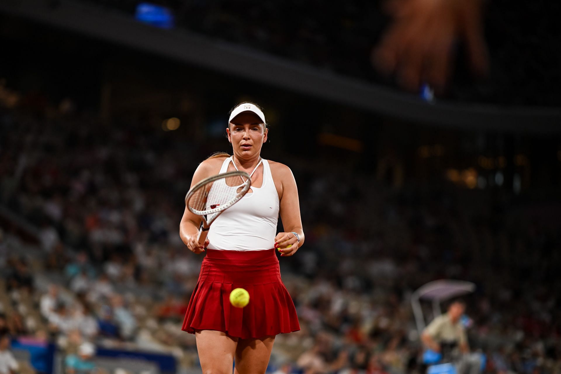 Donna Vekic at the Paris Olympics 2024. (Photo: Getty)