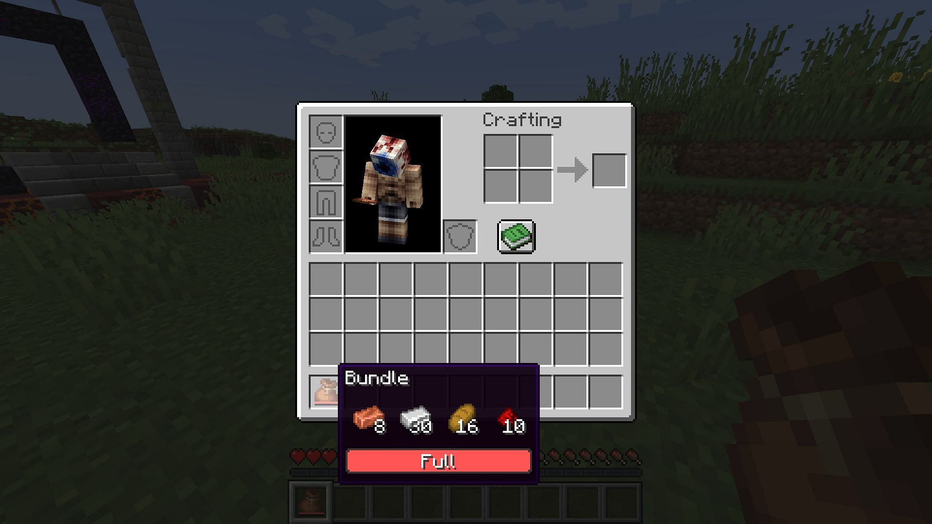 The keyboard shortcuts for selecting items in bundles in Minecraft have been removed (Image via Mojang)